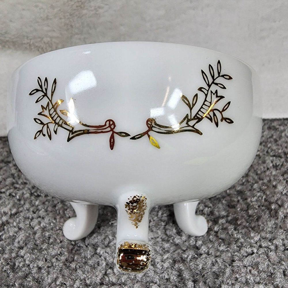50th Anniversary Dish Trinket Box Candy Dish Lefton China Hand painted Japan - Picture 2 of 16